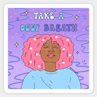 Take a deep breath Sticker